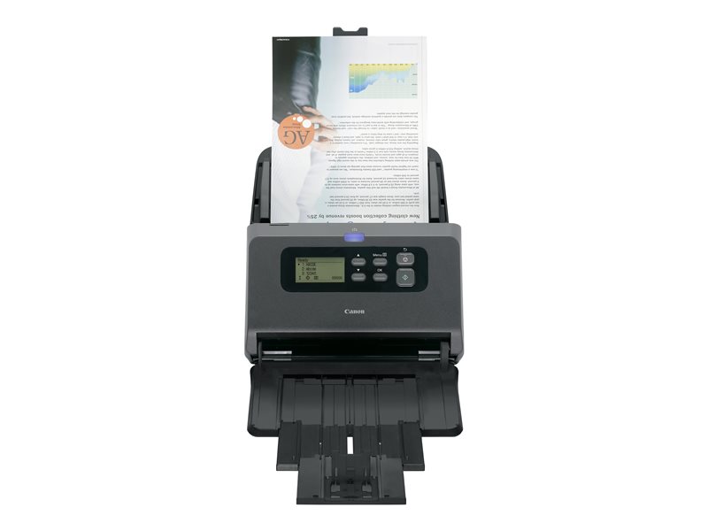 Canon imageFORMULA R40 A4 Scanner de documents recto-verso rapide avec  chargeur automatique pour PC et Mac, logiciel de numérisation, USB