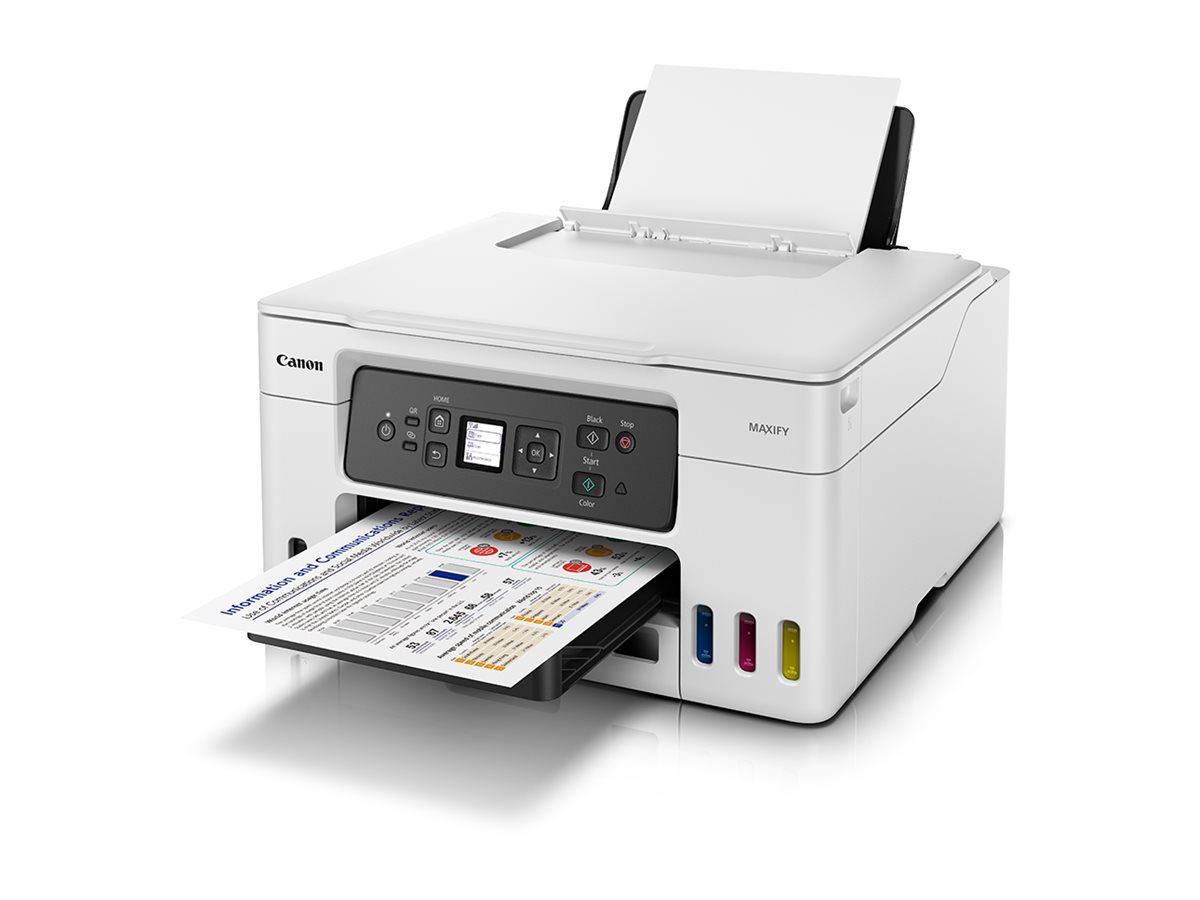 Canon MAXIFY GX3060 MegaTank multifunction printer Product shot Right-angle 79850