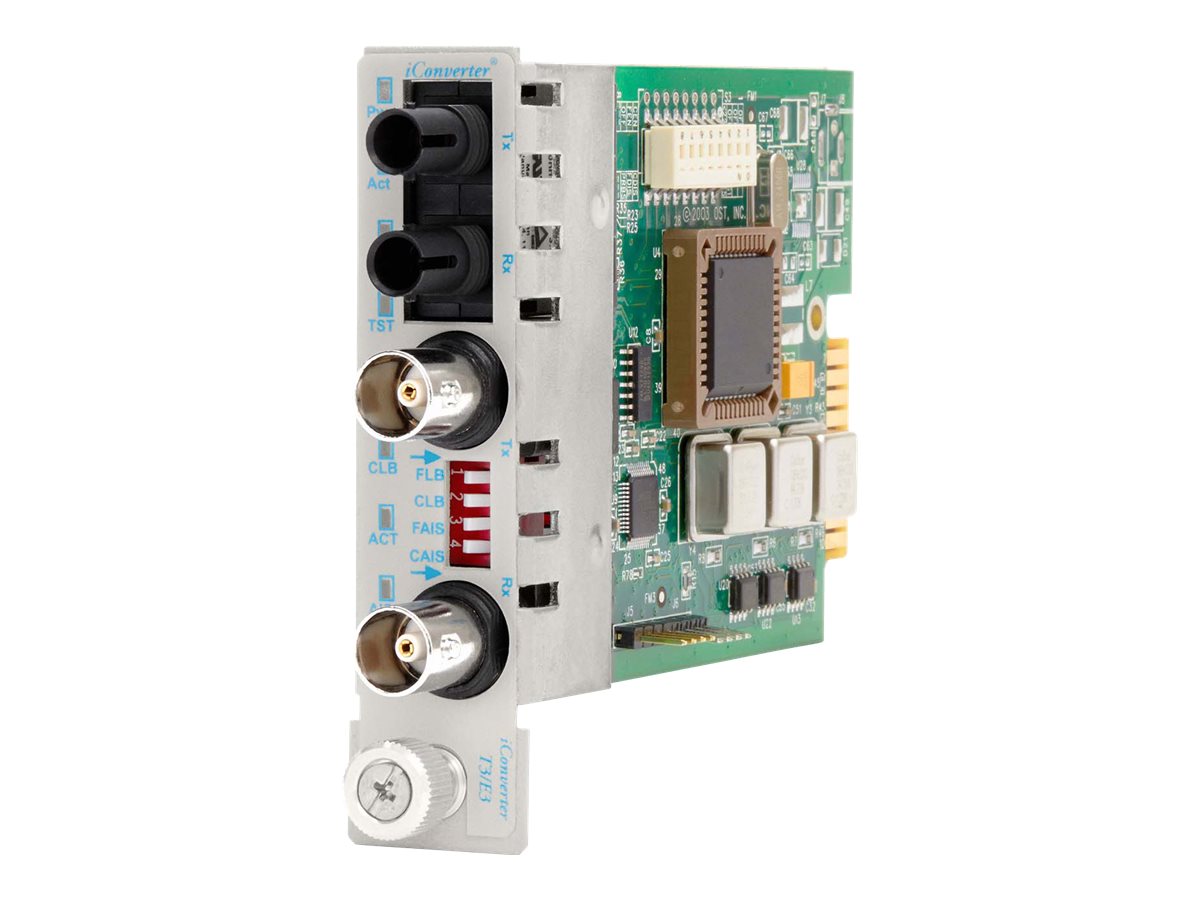 Omnitron iConverter T3/E3 Coax Dual-Fiber