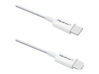 Qoltec USB 2.0 USB Type-C kabel 1m Hvid