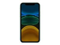 Apple iPhone 11 - A2221 - Smartphone - dual-SIM - 4G Gigabit Class LTE - 64 GB - GSM - 6.1" - 1792 x 828 pixels (326 ppi) - Liquid Retina HD display (12 MP front camera) - 2x rear cameras - green