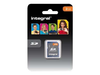 Image of Integral - flash memory card - 2 GB - SD
