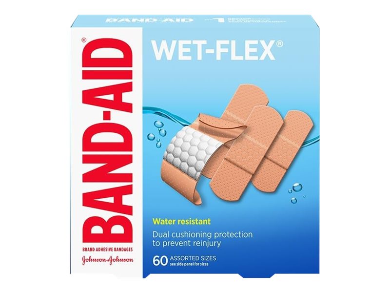 BAND-AID Wet-Flex Bandages - 60's