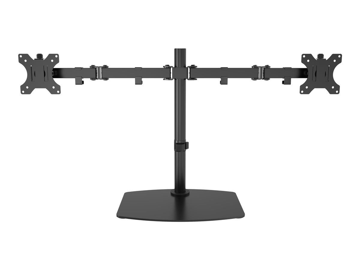 VISION Freestanding Dual Monitor Desk Stand - LIFETIME WARRANTY