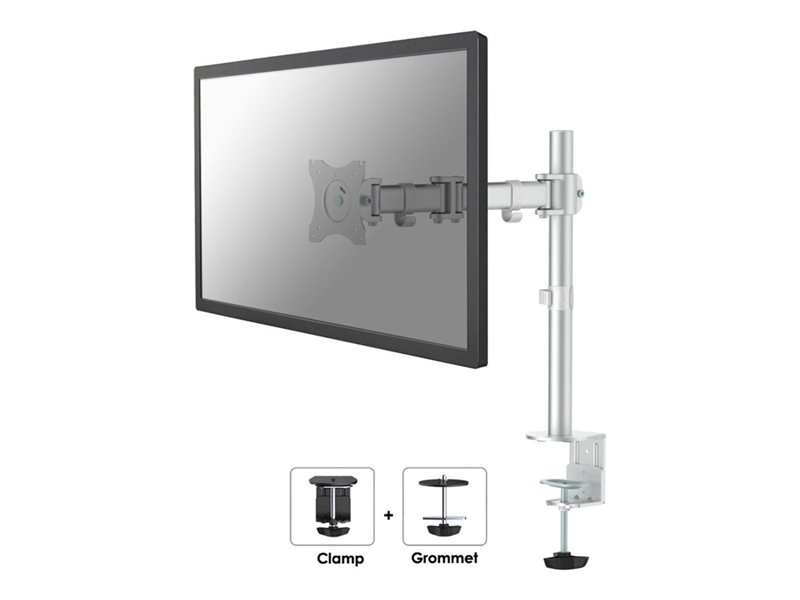 NEOMOUNTS Flat Desk Mount 1 screen Silv