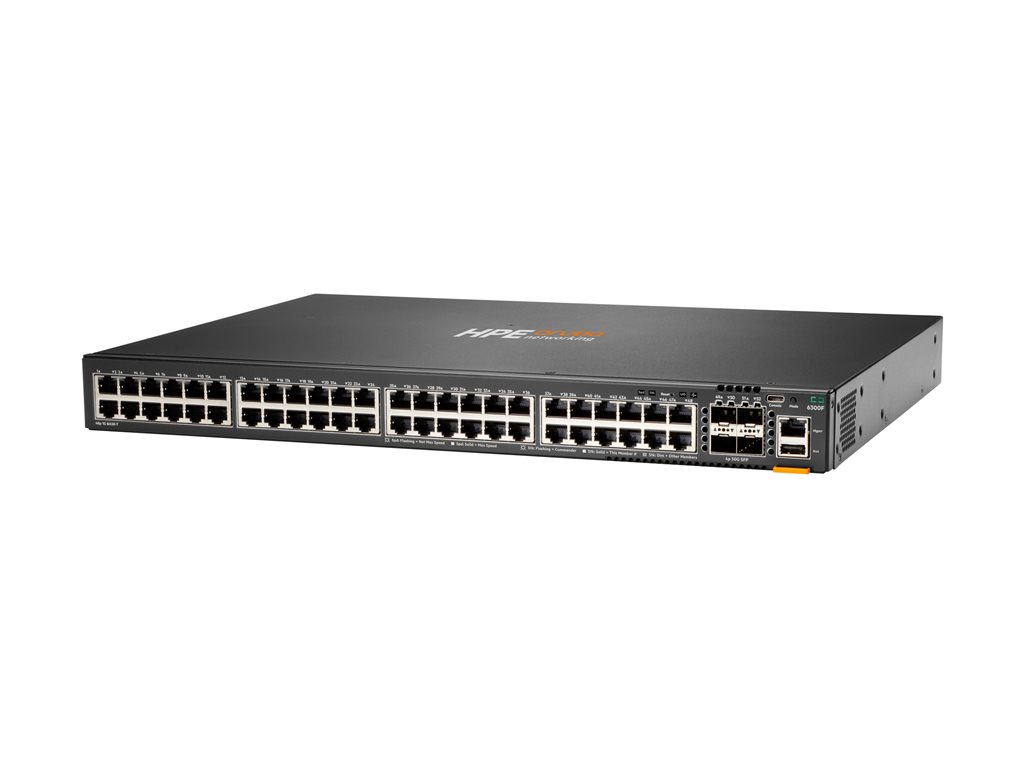 HPE Aruba 6300F Switch 48-port 1GbE