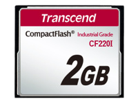 Transcend CF220I Industrial Temp - Flash memory card - 2 GB - CompactFlash