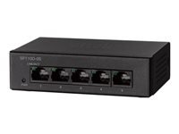 Cisco Small Business SG110D-05 - Switch - unmanaged - 5 x 10/100/1000 - desktop, wall-mountable - DC power