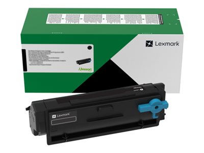 Lexmark High Yield black original toner cartridge LCCP Product shot Left-angle 79150