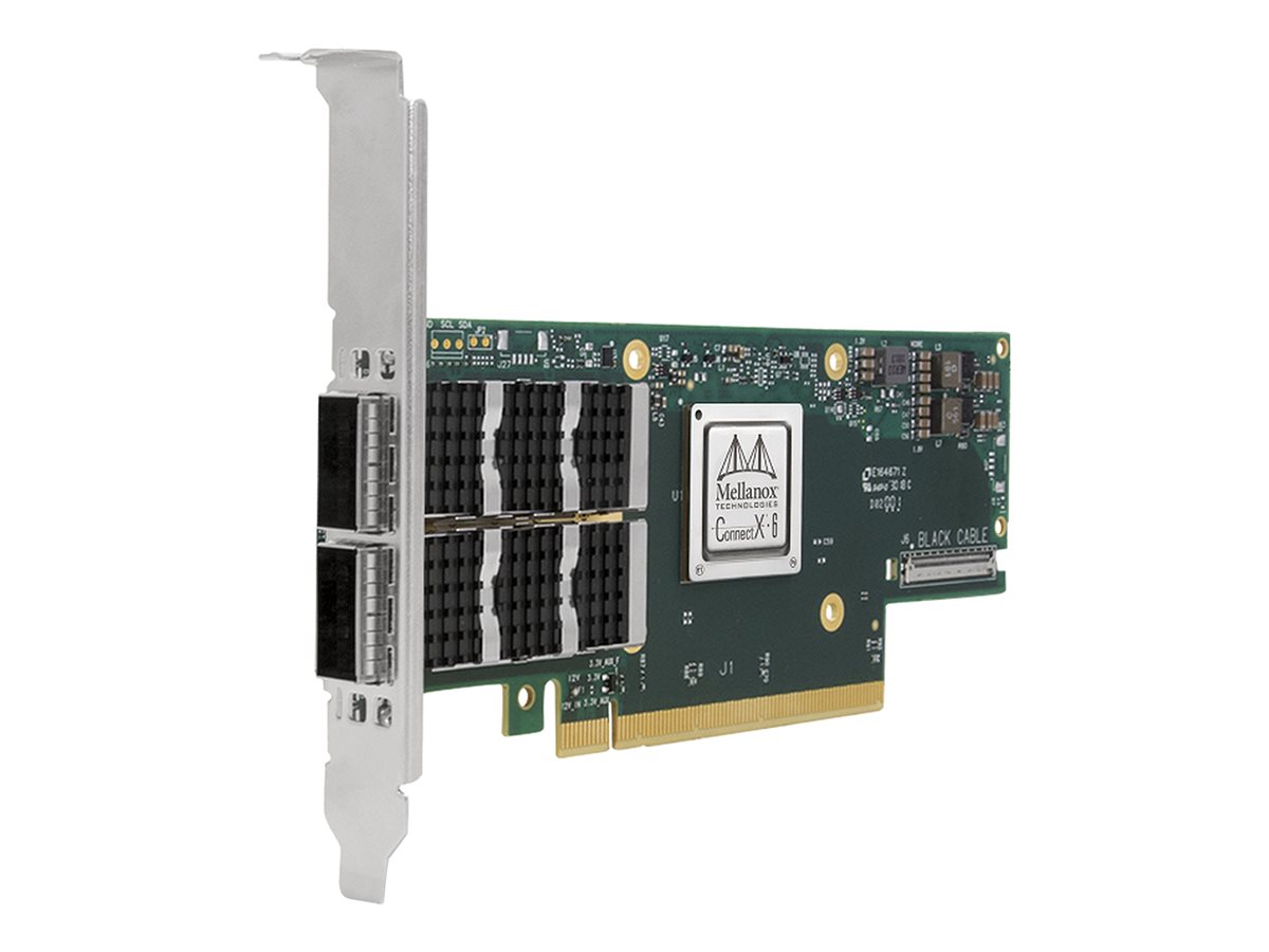 NVIDIA ConnectX-6 VPI MCX653106A-ECAT - Single Pack - síťový adaptér - PCIe 4.0 x16 - 100Gb Ethernet / 100Gb Infiniband QSFP56 x 2 – foto 2