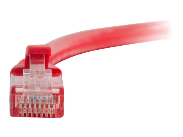 C2G 7ft Cat6 Ethernet Cable - Snagless Unshielded (UTP) - Red