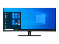 Lenovo ThinkVision P40w-20 - LED-skærm - kurvet - 40 (39.7 til at se) - 5120 x 2160 WUHD @ 75 Hz - IPS - 300 cd/m² - 1000:1 - 4 ms - 2xThunderbolt 4, DisplayPort, HDMI - ravnsort - Campus