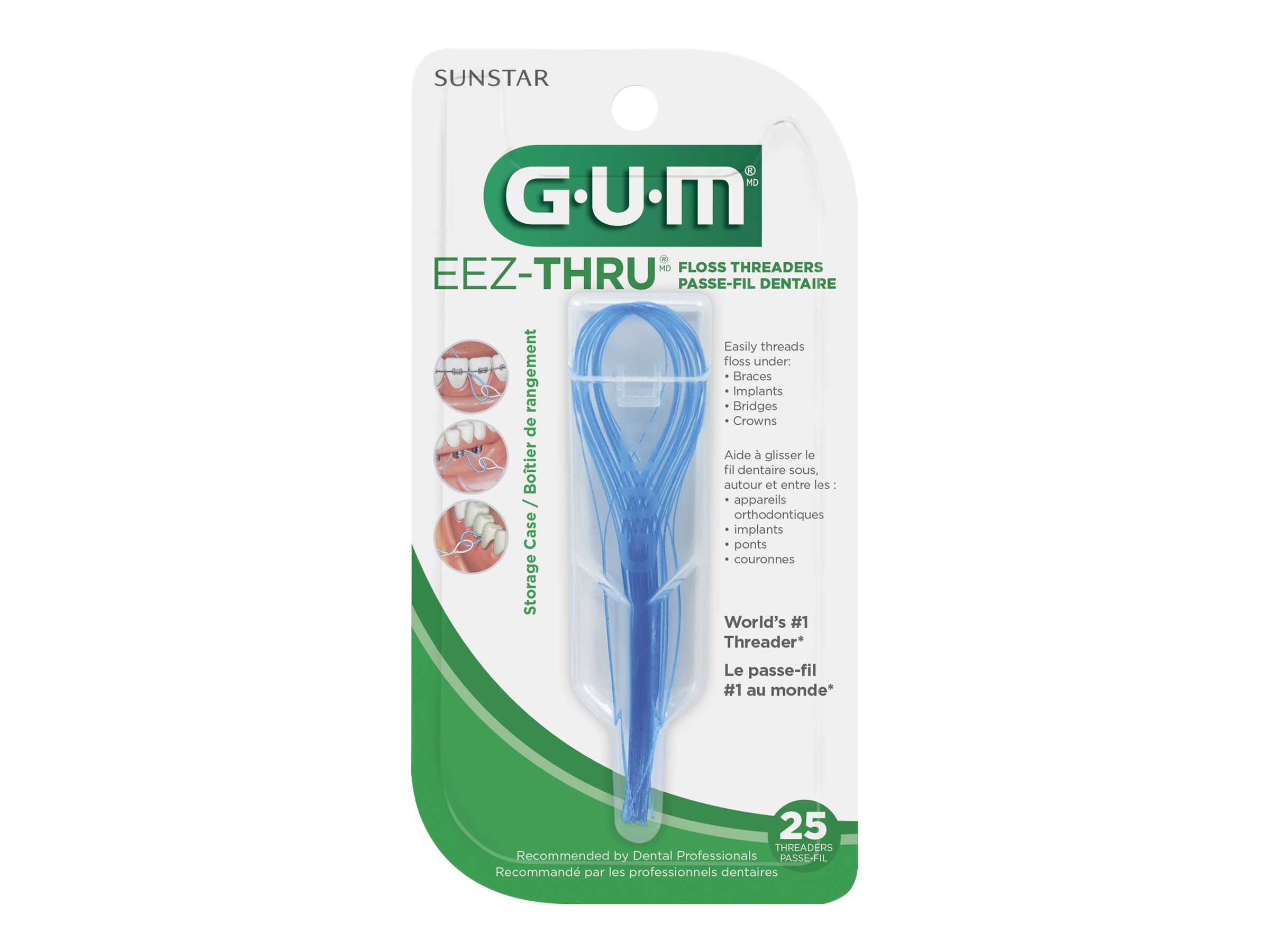 G.U.M Ezz-Thru Floss Threader - 25s