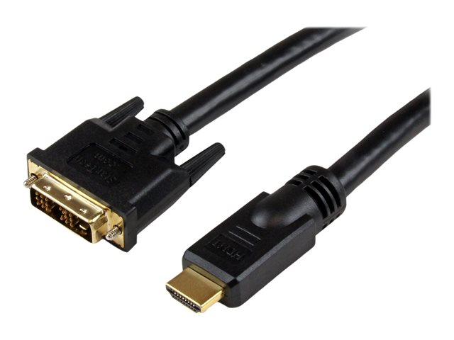Image of StarTech.com 5m High Speed HDMI Cable to DVI Digital Video Monitor - adapter cable - HDMI / DVI - 5 m