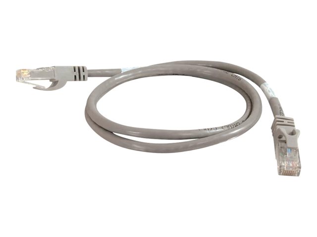 C2G Cat6 Booted Unshielded (UTP) Network Patch Cable - patch kabel - 50 cm - šedá – foto 2