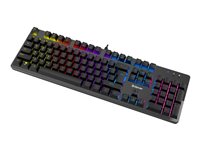 DENVER GKK-330 Tastatur Mekanisk 9 farver Kablet Tysk