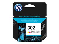 HP 302 - colour (cyan, magenta, yellow) - original - ink cartridge