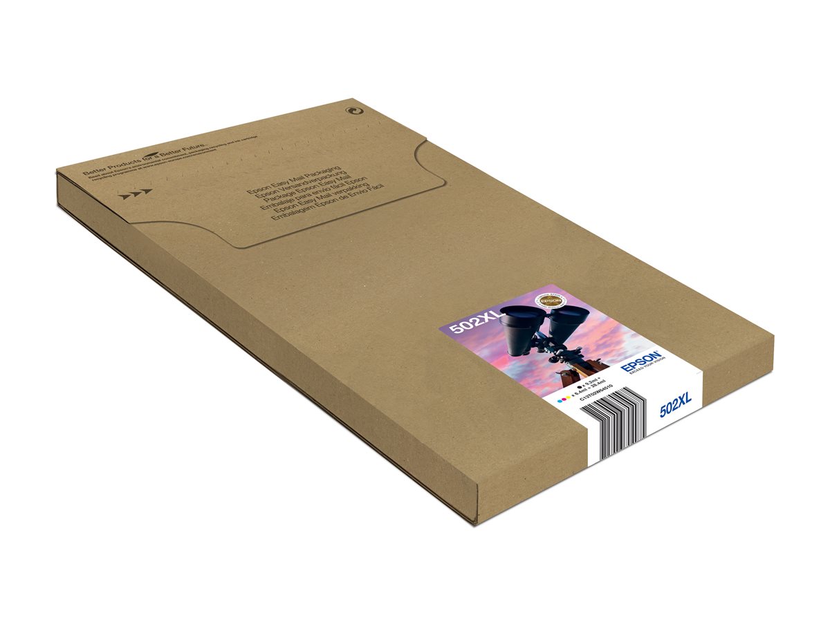 Epson 502XL Multipack - 4-balení - pigmentová černá, žlutá, azurová, purpurová - originální - inkoustová cartridge – foto 2