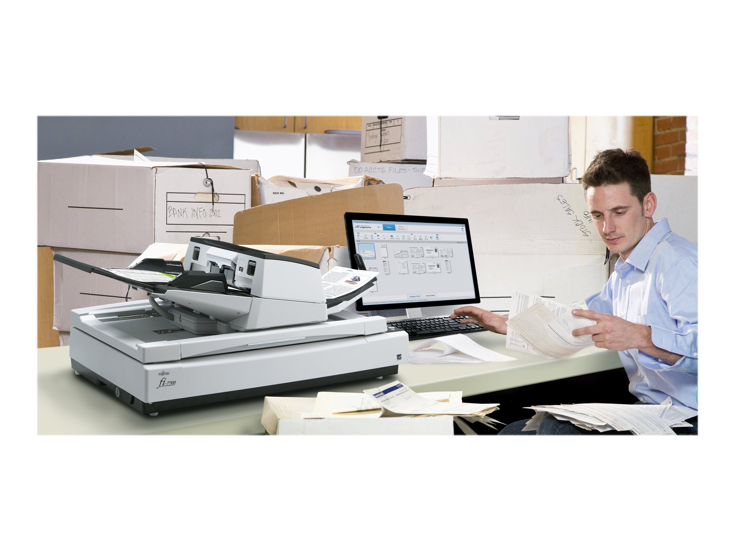 Ricoh fi 7700 - scanner de documents - modle bureau - USB 3.1 Gen 1