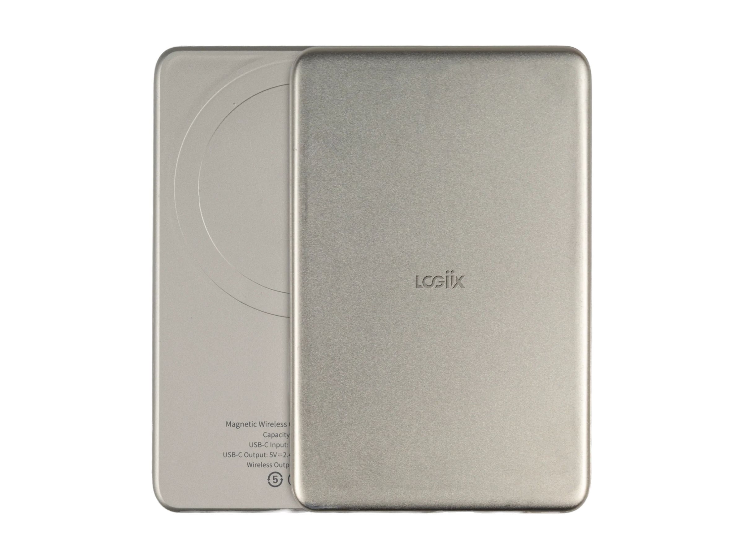 LOGiiX Piston Power Mag Slim 5000mAh MagSafe Power Bank -Titanium - LGX-13786