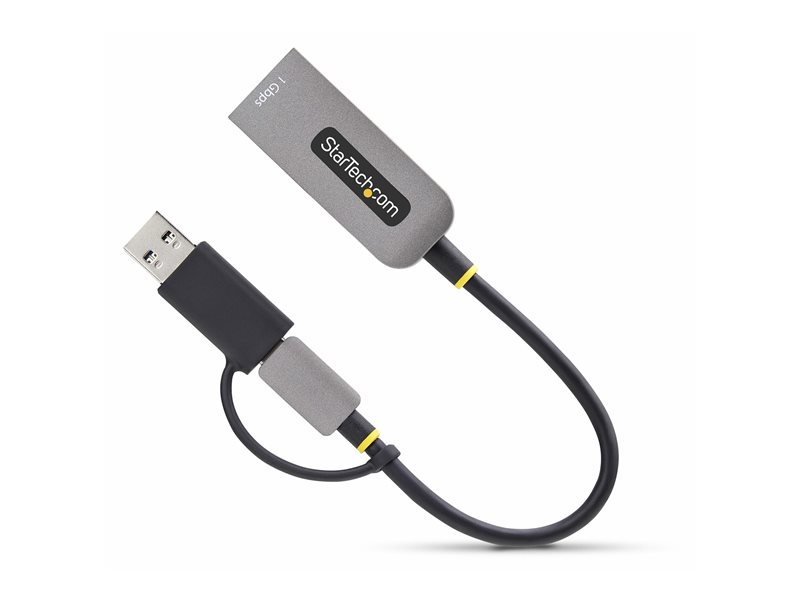Startech USB-C to Ethernet Adapter w/USB-A Adapter, Realtek RTL8153B