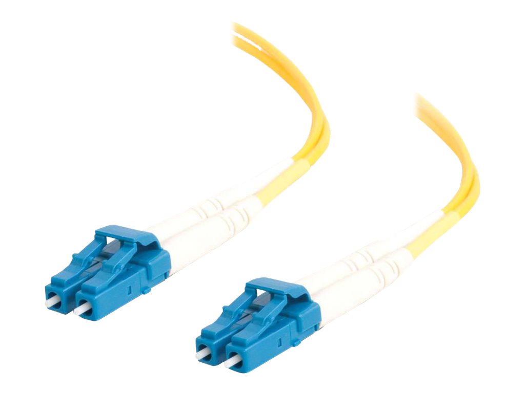 C2G LC-LC 9/125 OS1 Duplex Singlemode PVC Fiber Optic Cable (LSZH) - patch kabel - 3 m - 3 m - žlutá