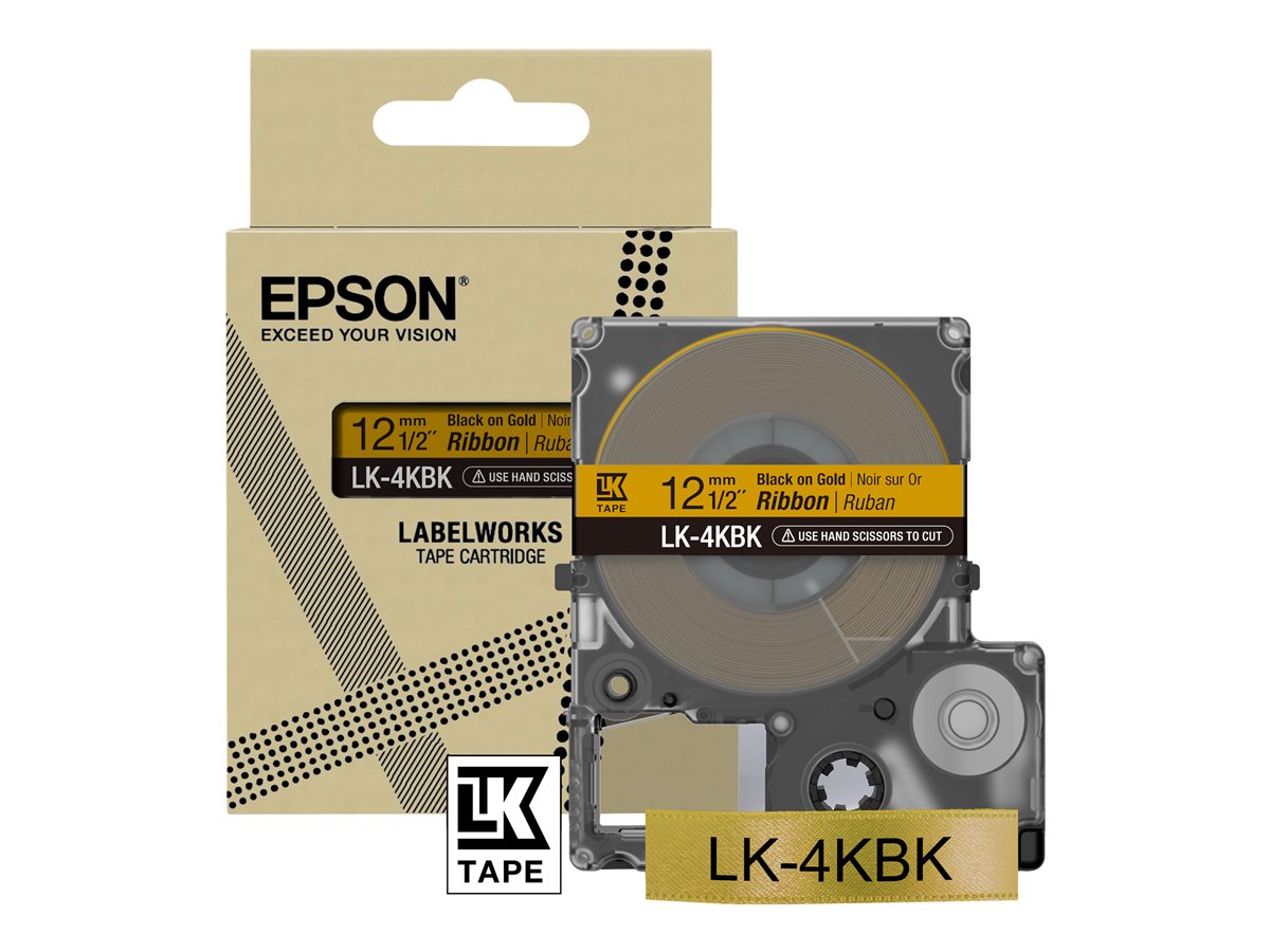 Epson LabelWorks LK-4KBK - páska nálepek - 1 kazeta/y - Role (1,2 cm x 5 m) – foto 3