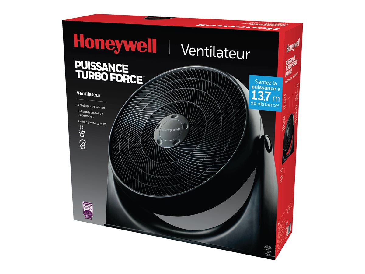 Honeywell TurboForce Floor Cooling Fan - Black - 18in - HF910CV3