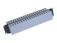 Triton 19'' vyvazovací panel 2U oboustranný černý
