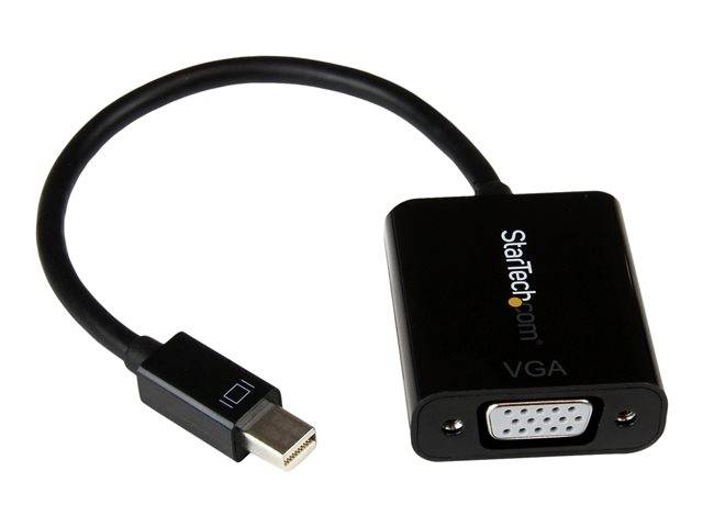 StarTech.com Mini DisplayPort to VGA Adapter - DisplayPort 1.2 - 1080p - Thunderbolt to VGA Monitor Adapter - Mini DP to VGA (MDP2VGA2)