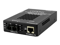Lantronix SPOEB Series - Convertisseur de média à fibre optique - 100Mb LAN - plus de CAT 5 