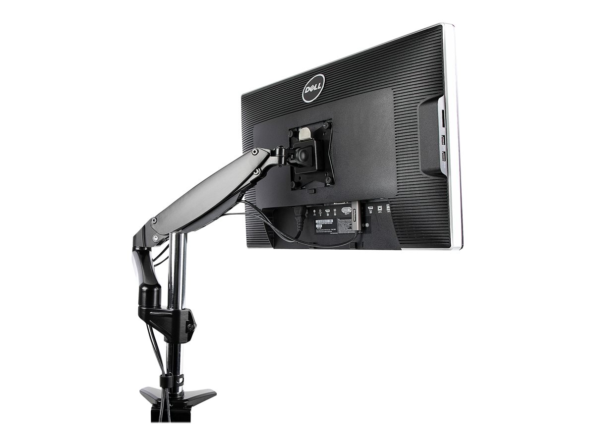 StarTech.com Desk Mount Monitor Arm for Single VESA Display up to 32" or 49" Ultrawide 8kg/17.6lb, Full Motion Articulating & Height Adjustable w/ Cable Management, C-Clamp, Grommet Mount - Single Monitor Arm montážní sada - nastavitelné rameno s plným rozsahem pohybu - pro obrazovka – foto 4