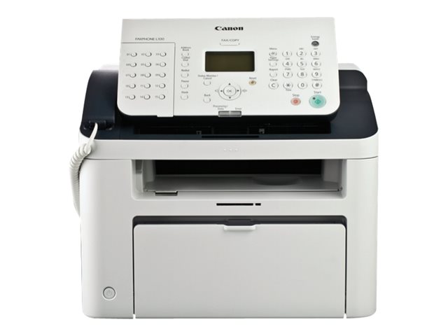 Canon FAXPHONE L100 - Multifunction printer - B/W - laser - A4/Legal (media) - up to 12 ppm (copying) - up to 19 ppm (printing) - 150 sheets - 33.6 Kbps - USB 2.0