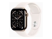 Apple Watch Series 11 (GPS + Cellular) 42 mm Guld Fløde SmartWatch