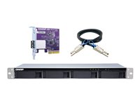 QNAP TL-R400S - Hard drive array - 4 bays (SATA-600) - SATA 6Gb/s (external) - rack-mountable - 1U