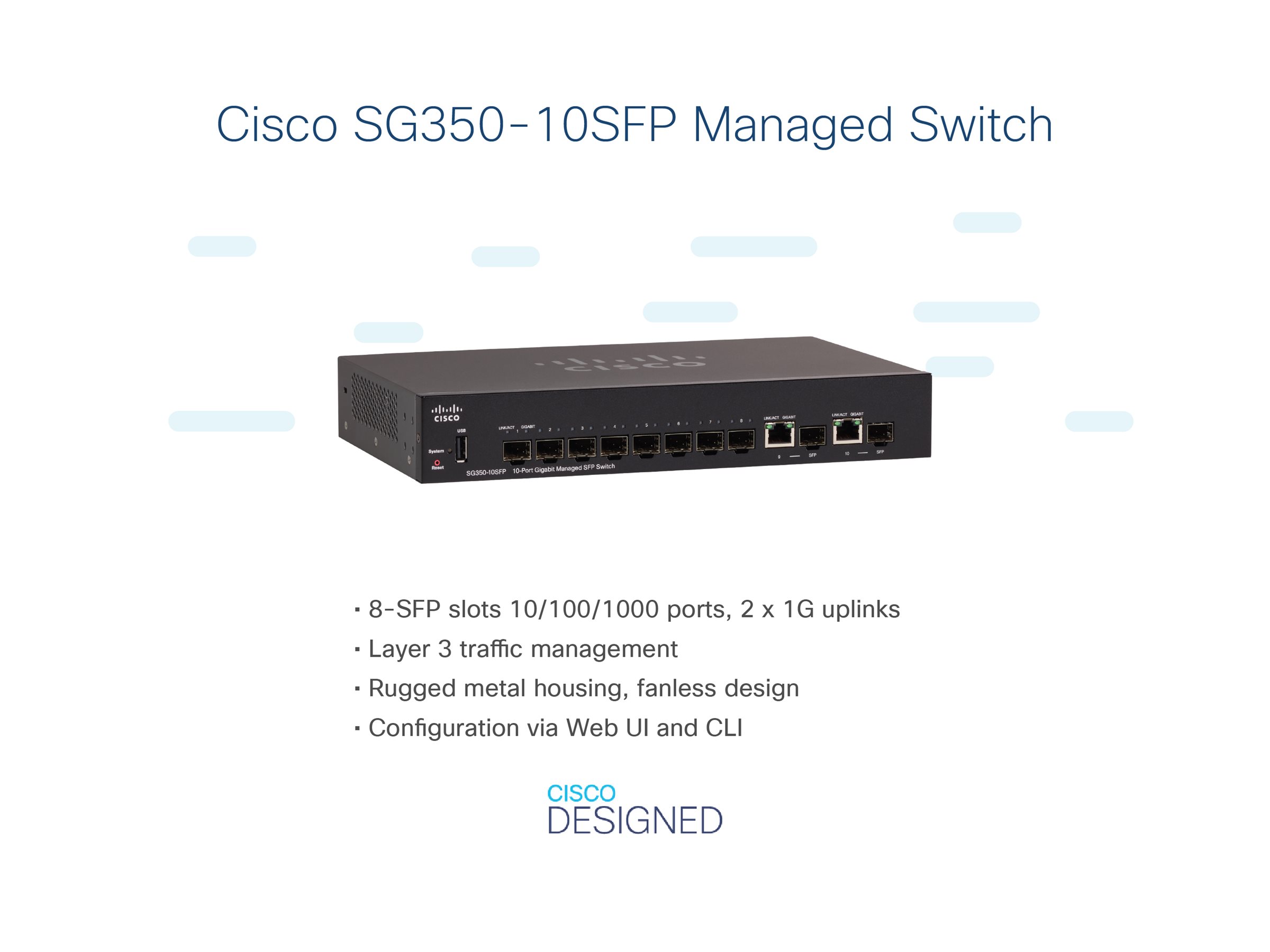 Cisco 250 Series SG350-10SFP
