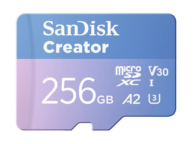 SanDisk Creator - paměťová karta flash - 256 GB - microSDXC UHS-I – foto 2