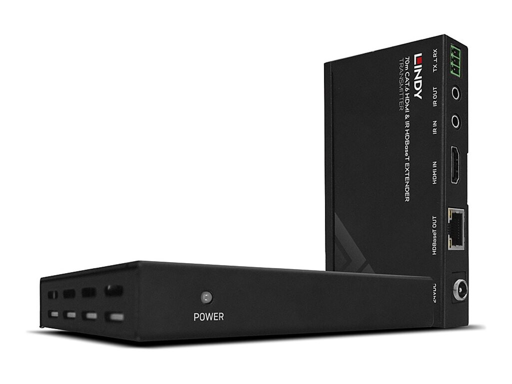 Kit extender Cat.6 4K30, IR & RS-232 HDBaseT avec PoC, 70m