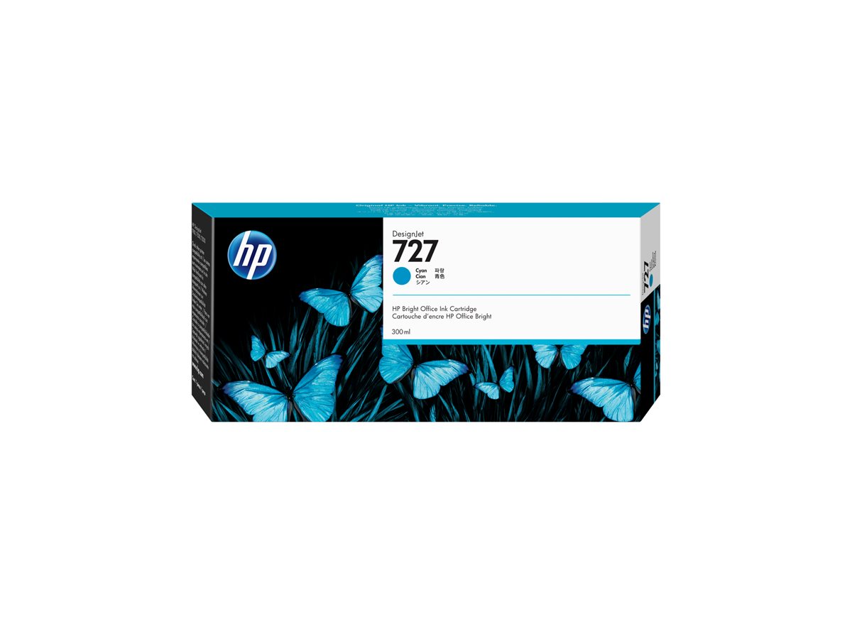 HP 727 300 ml Cartouche d encre cyan