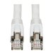 Eaton Tripp Lite Series Cat8 25G/40G Certified Snagless Shielded S/FTP Ethernet Cable (RJ45 M/M), PoE, White, 25 ft. (7.62 m)