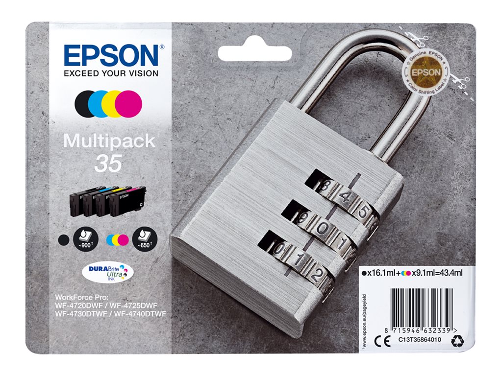 EPSON 2LB 35 Ink Multipack CMYK w/s