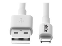 Eaton Tripp Lite Series USB-A to Lightning Sync/Charge Cable (M/M) - MFi Certified, White, 3 ft. (0.9 m) Data / strømkabel 1m 