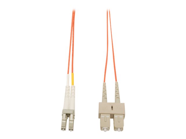 Tripp Lite 1M Duplex Multimode 62.5/125 Fiber Optic Patch Cable LC/SC 3' 3ft 1 Meter