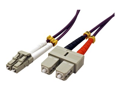 VALUE LWL-Kabel 50/125um OM4 LC/SC 1m