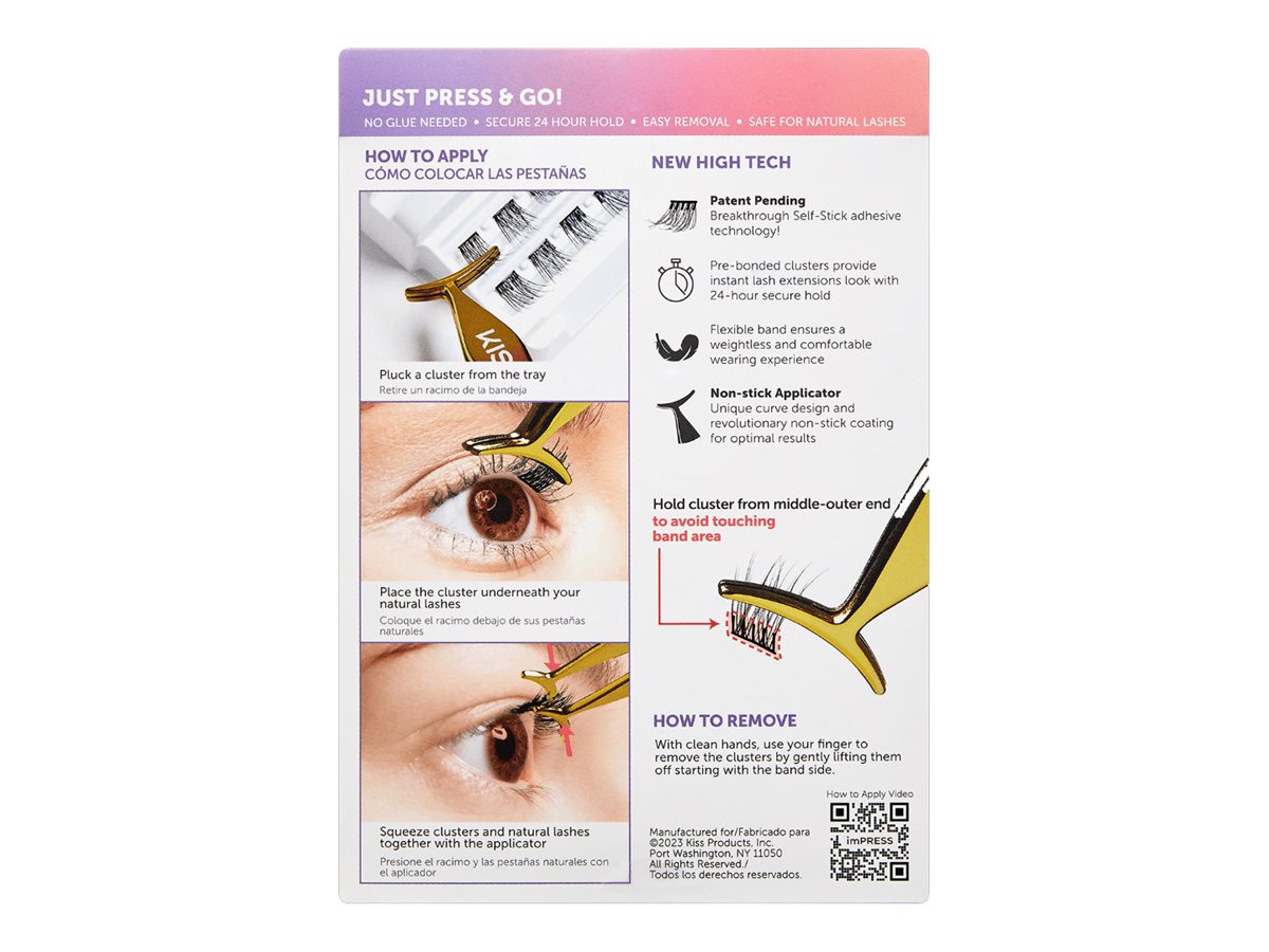 ImPRESS Press-on Falsies Voluminous Eyelash Extensions Kit - 20's