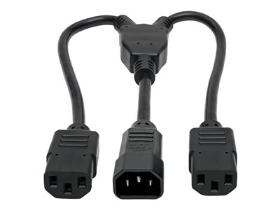 Tripp Lite C14 Male to C13 Female Splitter, PDU Style
