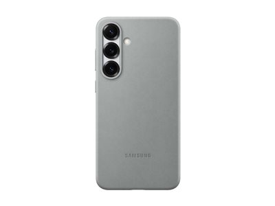 Samsung EF-VS936 Back cover for cell phone faux leather gray for Galaxy S25
