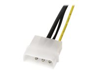 StarTech .com Câble adaptateur d'alimentation LP4 vers carte vidéo Express PCI 8 broches de 15 cm