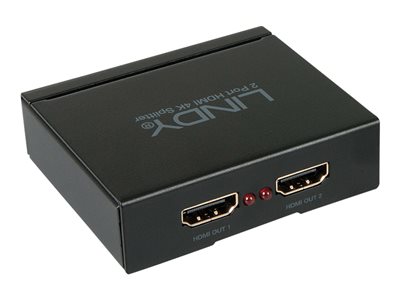 LINDY Splitter HDMI 4K 2 Port 3D. 2160p30