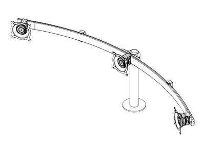 Chief KTG325B Dual Horizontal Monitor Grommet Mount